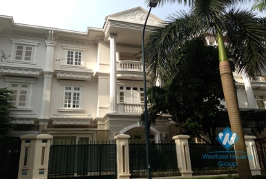 Charming villa 2-C5 Ciputra in Westlake area, Tay Ho, Hanoi for rent with 5 bedrooms